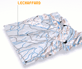 3d view of Le Chaffard