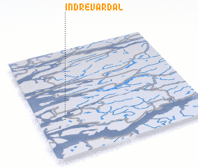 3d view of Indre Vårdal