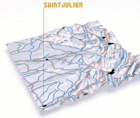 3d view of Saint-Julien