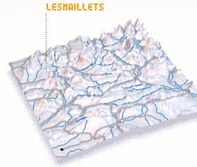 3d view of Les Maillets