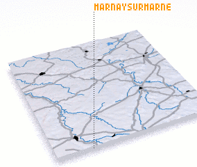 3d view of Marnay-sur-Marne