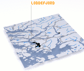 3d view of Loddefjord