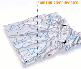 3d view of Saint-Hilaire-du-Rosier