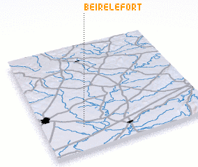 3d view of Beire-le-Fort