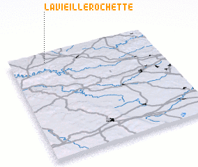 3d view of La Vieille Rochette