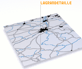 3d view of La Grande Taille