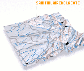 3d view of Saint-Hilaire-de-la-Côte