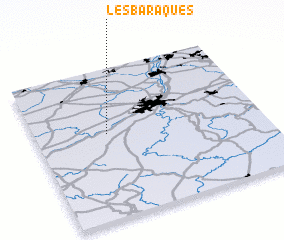 3d view of Les Baraques