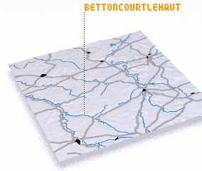 3d view of Bettoncourt-le-Haut