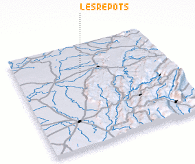 3d view of Les Repôts