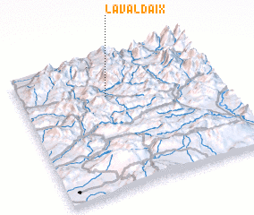 3d view of Laval-dʼAix