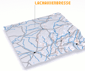 3d view of La Chaux-en-Bresse