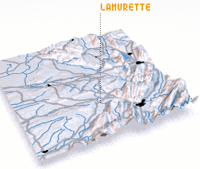 3d view of La Murette