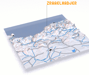 3d view of Zraa el Hadjer