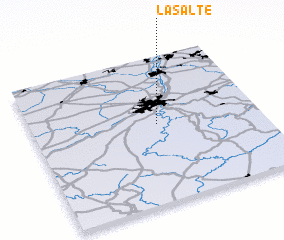 3d view of La Salte