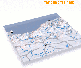 3d view of Ed Damna el Kebir