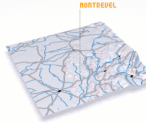 3d view of Montrevel