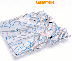 3d view of La Bruyère