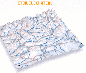 3d view of Étoile-le-Château