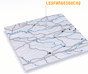 3d view of Les Fanges du Coq