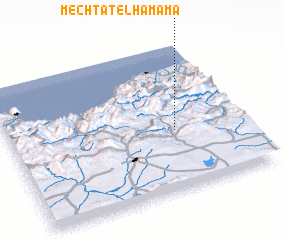 3d view of Mechtat el Hamama