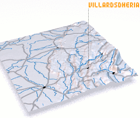 3d view of Villards-dʼHéria