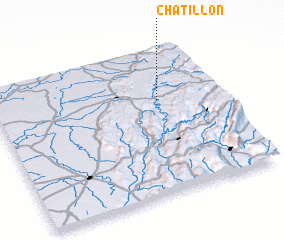 3d view of Châtillon