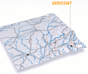 3d view of Génissiat