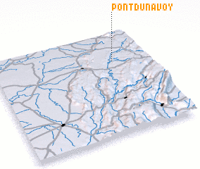 3d view of Pont-du-Navoy