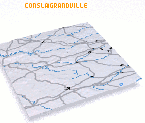 3d view of Cons-la-Grandville