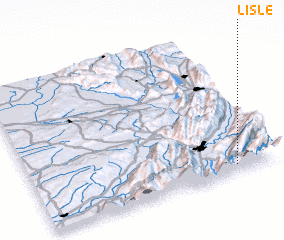 3d view of LʼIsle