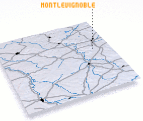 3d view of Mont-le-Vignoble