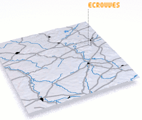 3d view of Écrouves