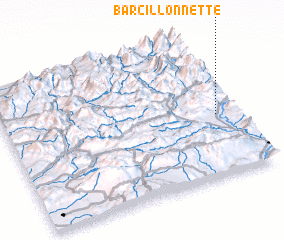 3d view of Barcillonnette