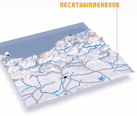 3d view of Mechta ʼAïn Mehboub