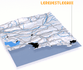 3d view of Le Revest-le-Eaux