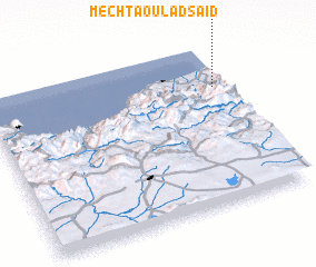 3d view of Mechta Oulad Saʼîd