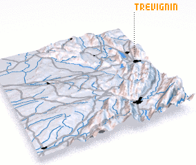 3d view of Trévignin