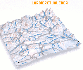 3d view of Lardier-et-Valença