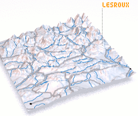 3d view of Les Roux