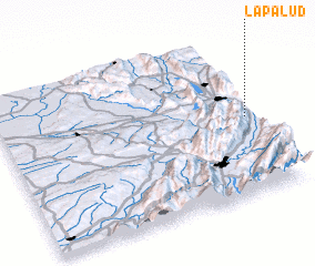 3d view of La Palud