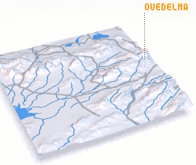 3d view of Oued el Ma