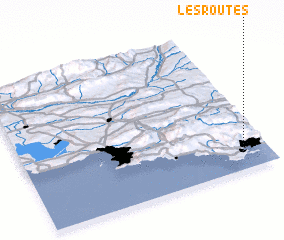 3d view of Les Routes