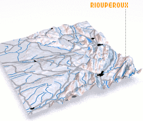 3d view of Rioupéroux