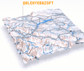 3d view of Qal‘eh-ye Bāzoft