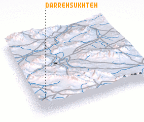 3d view of Darreh Sūkhteh