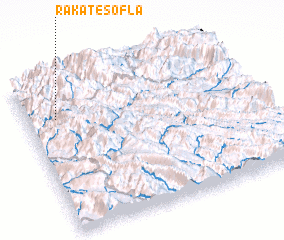 3d view of Rak‘at-e Soflá