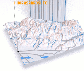 3d view of Khorāsān Poshteh