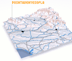 3d view of Poshtāveh-ye Soflá