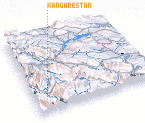 3d view of Kangarestān